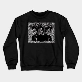 Punk Gang Smoke by Blackout Design Crewneck Sweatshirt